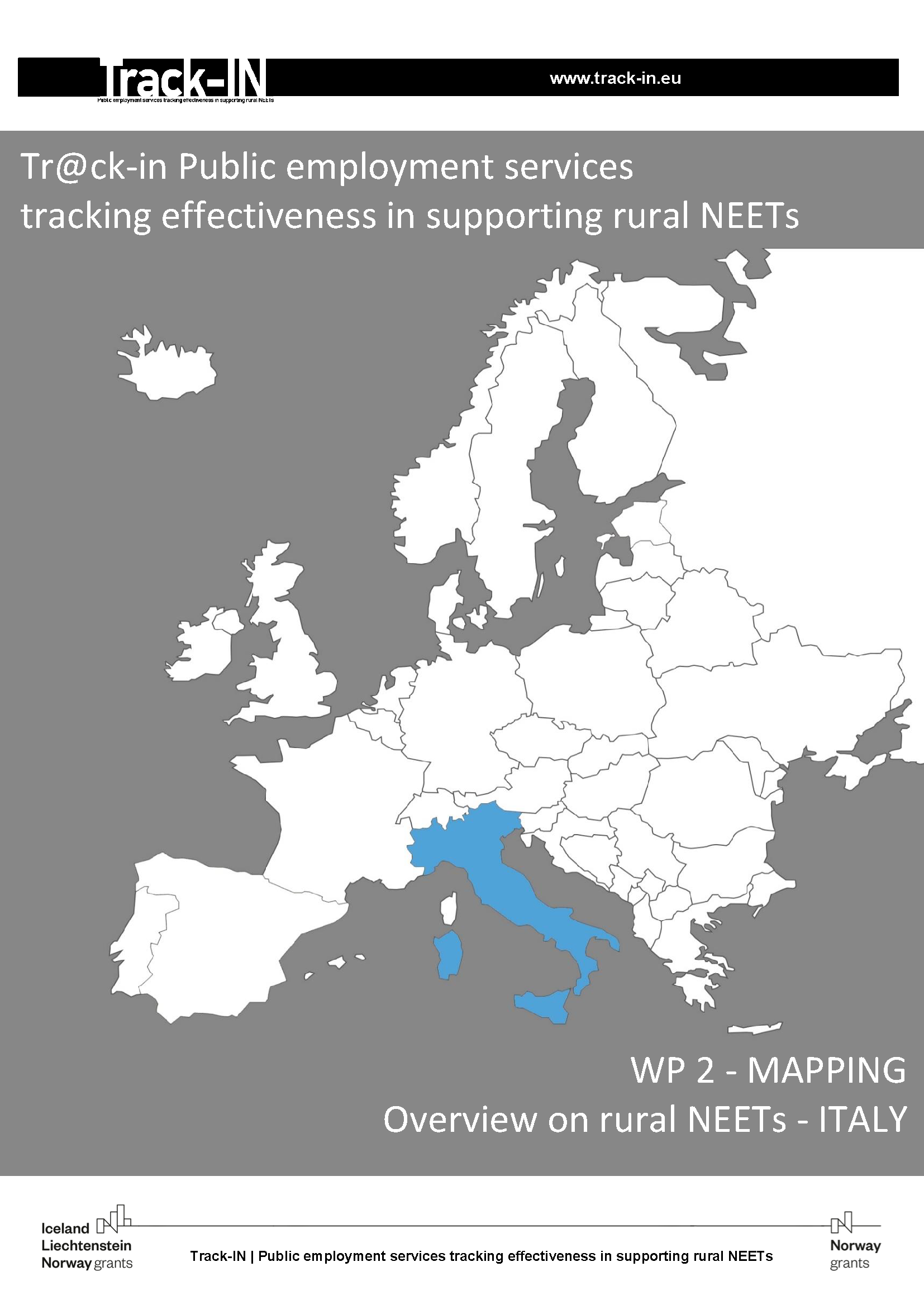 Track-IN Mapping National report - Italy